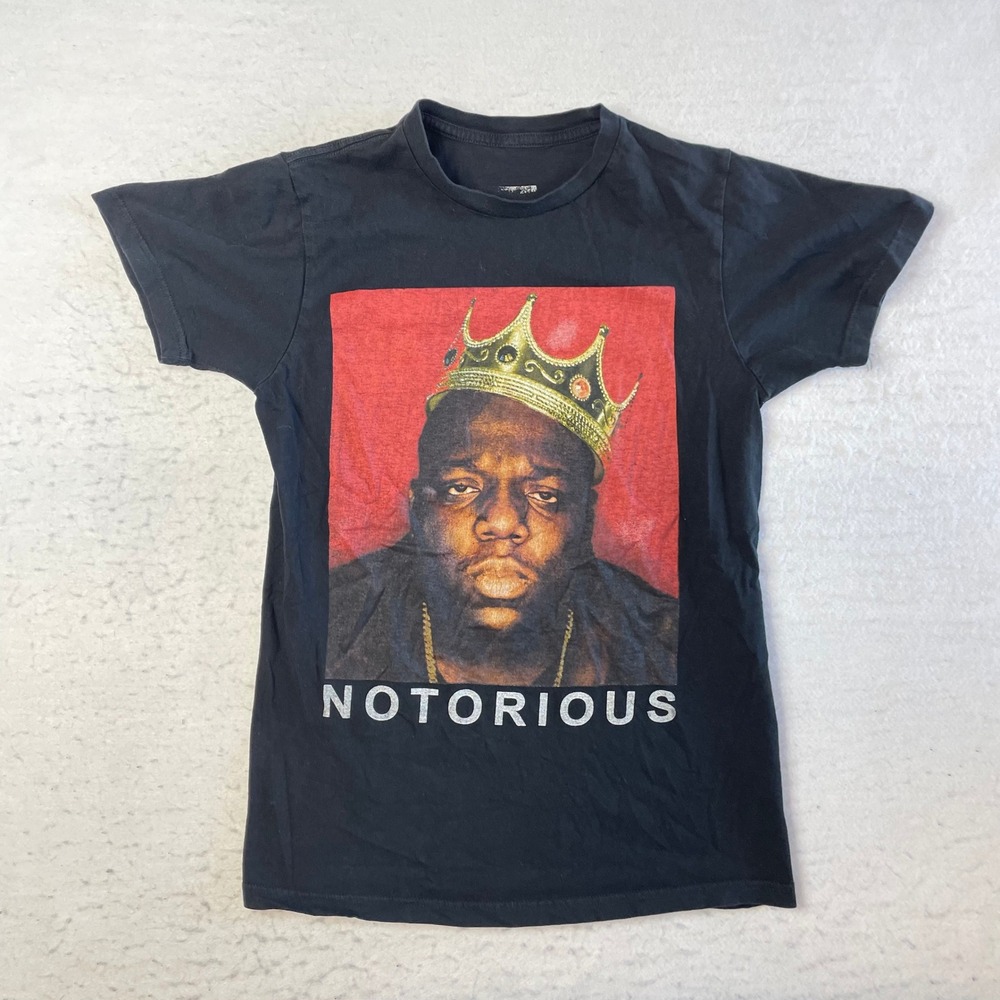 Brooklyn Mint Notorious B.I.G. Graphic T-Shirt Small Black Biggie Smalls Hip Hop